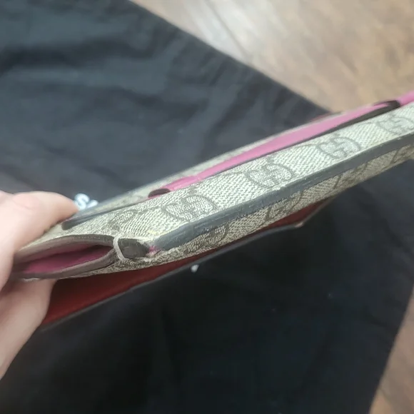 Gucci Red and Brown Women's Clutch Bag - Picture 3 of 11